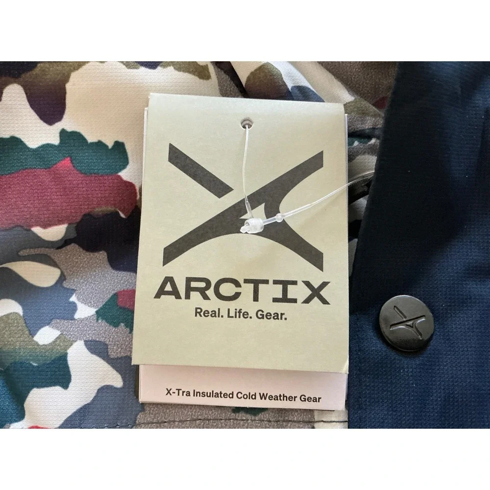 Arctix Kids Slalom White Multi‎ Camo Jacket Size Meedium (10/12) New With Tags